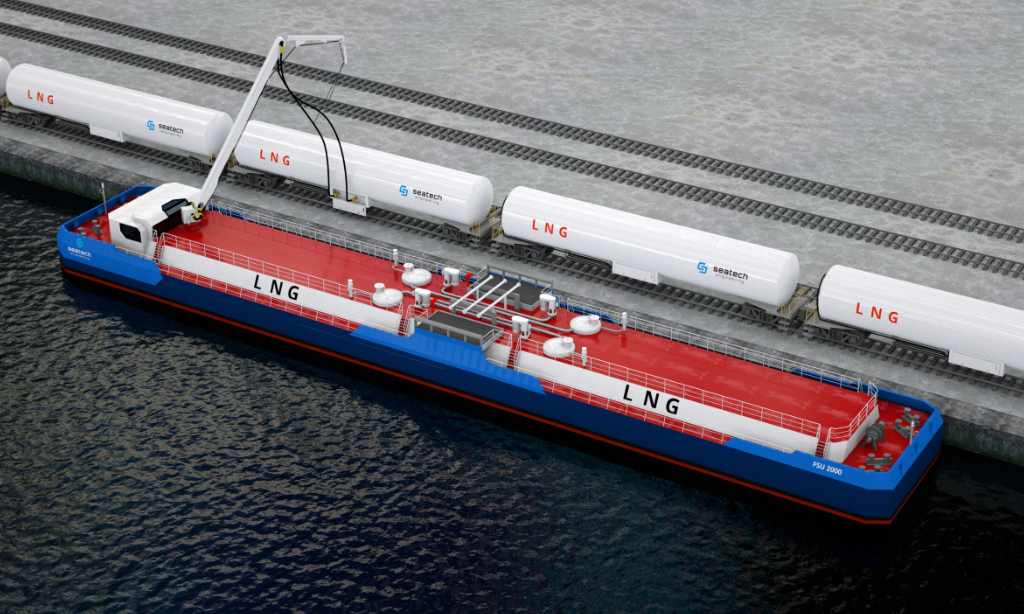 LNG barge seatech